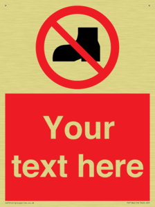 Custom No outdoor footwear